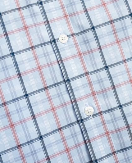 Stretch Regent Regular-Fit Sport Shirt, Non-Iron Plaid, image 3