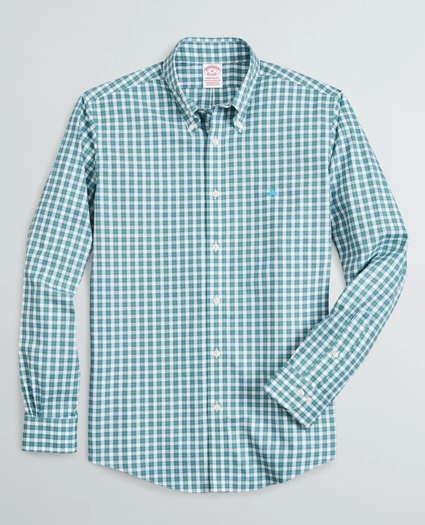 Stretch Madison Relaxed-Fit Sport Shirt, Non-Iron Micro-Check, image 1