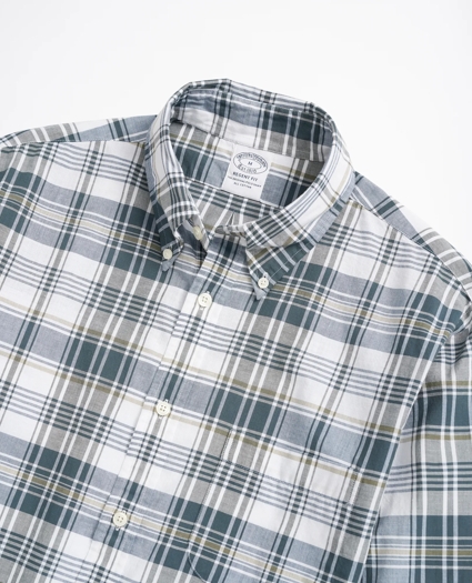 Regent Fit Sport Shirt, Madras, image 2