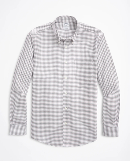 Stretch Regent Regular-Fit Sport Shirt, Non-Iron Check, image 1