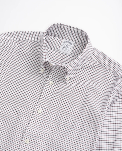 Stretch Regent Regular-Fit Sport Shirt, Non-Iron Check, image 2