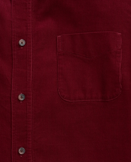 Regent Regular-Fit Sport Shirt, Button-Down Collar Pinwale Corduroy, image 2