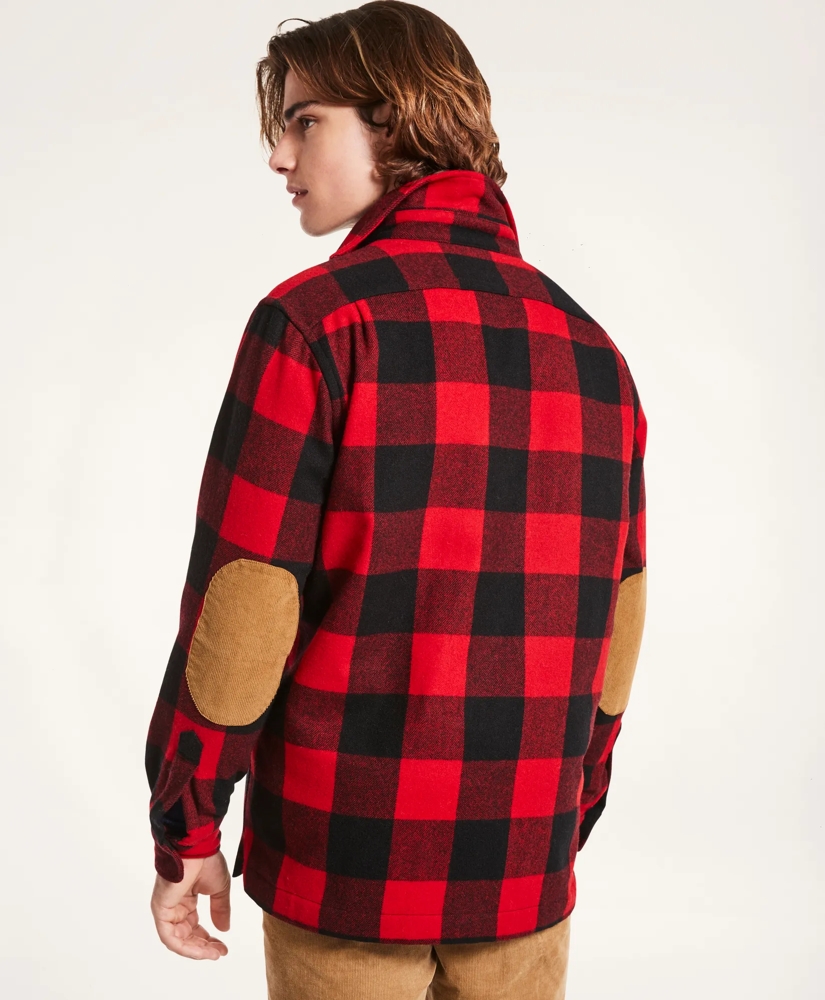 Wool-Blend Buffalo Check Shirt Jacket Wool-Blend Buffalo Check Shirt Jacket