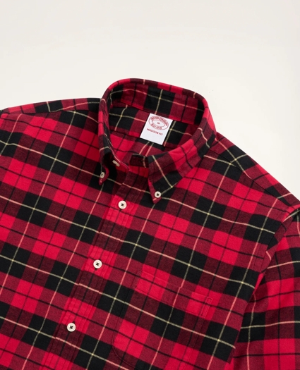 Red Madison Plaid Pocket Square