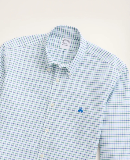 Regent Regular-Fit Sport Shirt, Non-Iron Oxford Windowpane, image 2