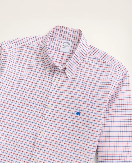 Regent Regular-Fit Sport Shirt, Non-Iron Oxford Windowpane, image 2