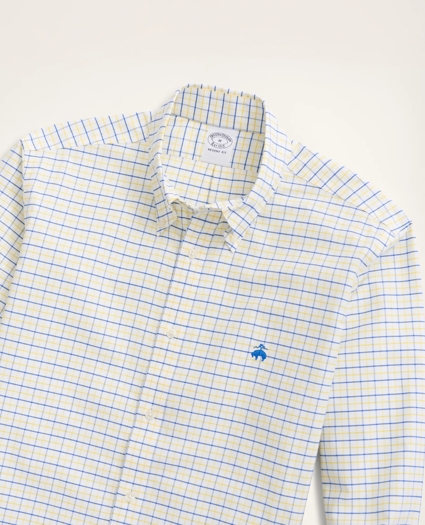 Regent Regular-Fit Sport Shirt, Non-Iron Oxford Windowpane, image 2