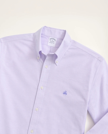 Stretch Regent Regular-Fit Sport Shirt, Non-Iron Oxford, image 2