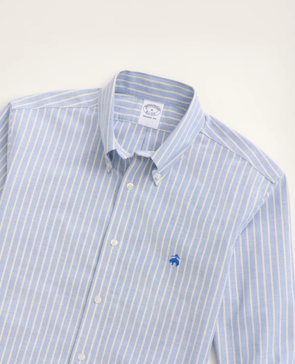 Stretch Regent Regular-Fit Stretch Sport Shirt, Non-Iron Pop Stripe, image 2