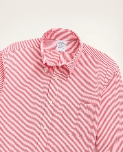 Regent Regular-Fit Sport Shirt, Seersucker Stripe, image 2