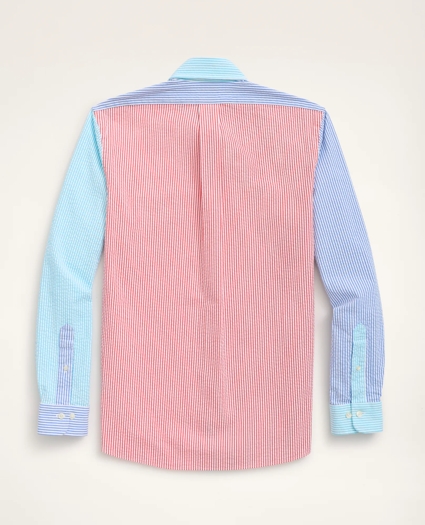 Regent Regular-Fit Sport Shirt, Seersucker Fun Stripe, image 3