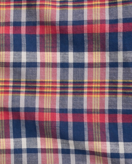 Regent Regular-Fit Sport Shirt, Madras, image 2
