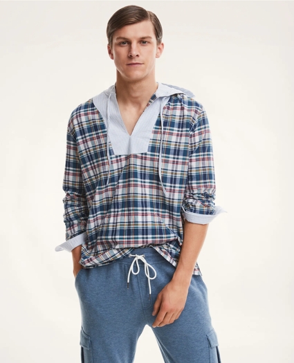 Madras Pullover Hoodie, image 1