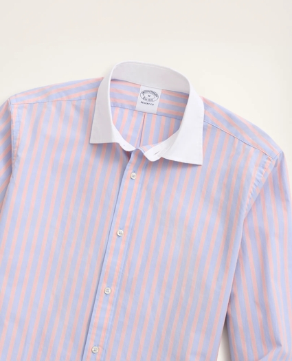 Regent Regular-Fit Sport Shirt, Poplin Contrast English Collar Stripe, image 2