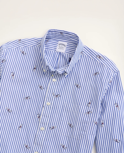 Regent Regular-Fit Sport Shirt, Jacquard  Sneaker Stripe, image 2