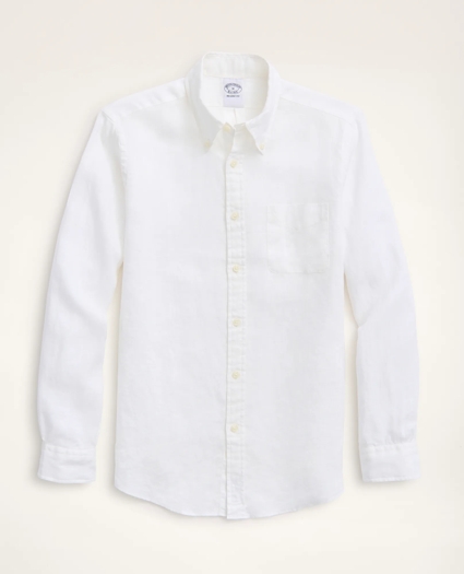 Regent Regular-Fit Sport Shirt, Irish Linen, image 1