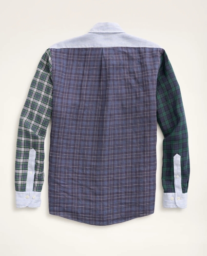 Regent Regular-Fit Irish Linen Faded Tartan Fun Shirt, image 3