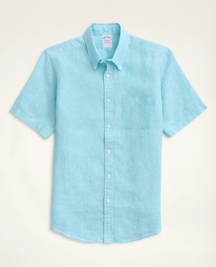 Regent Regular-Fit  Sport Shirt, Short-Sleeve Irish Linen, image 1