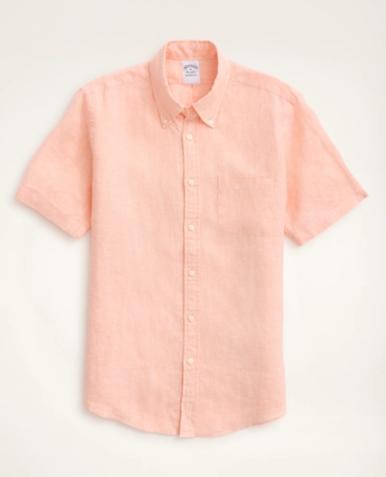 Regent Regular-Fit  Sport Shirt, Short-Sleeve Irish Linen, image 1