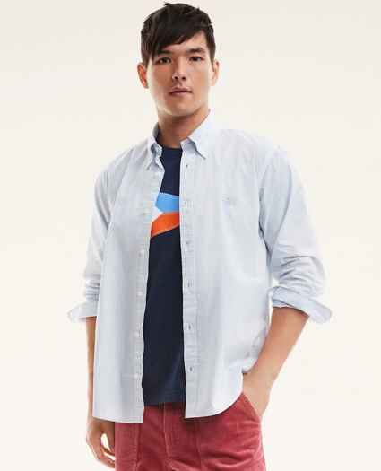 Friday Shirt, Poplin Mini-Windowpane, image 1