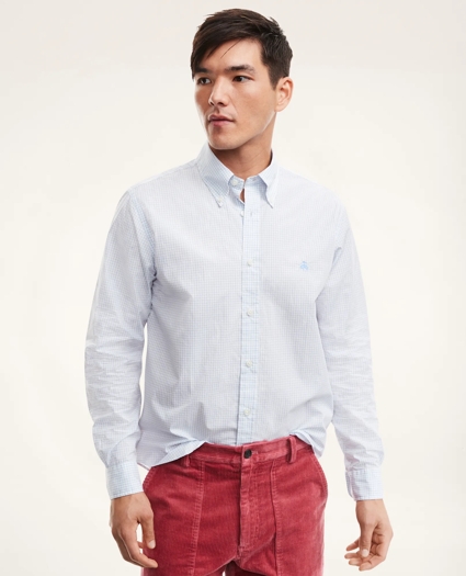 Friday Shirt, Poplin Mini-Windowpane, image 2