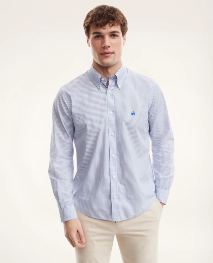 Friday Shirt, Poplin End-on-End Stripe, image 1