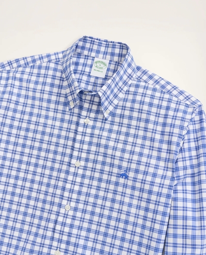 Stretch Milano Slim-Fit Sport Shirt, Non-Iron Check, image 2