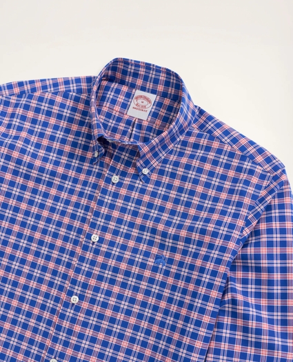 Stretch Madison Relaxed-Fit Sport Shirt, Non-Iron Check, image 2