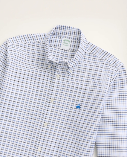 Milano Slim-Fit Sport Shirt, Non-Iron  Oxford Windowpane, image 2