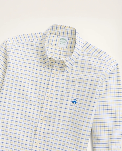 Milano Slim-Fit Sport Shirt, Non-Iron  Oxford Windowpane, image 2