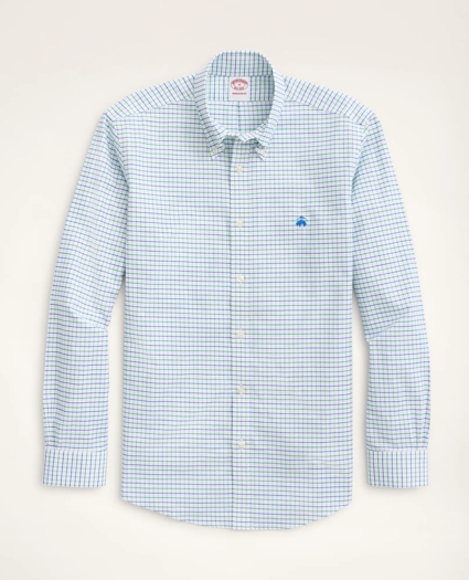 Madison Relaxed-Fit Sport Shirt, Non-Iron  Oxford Windowpane, image 1