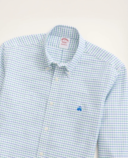 Madison Relaxed-Fit Sport Shirt, Non-Iron  Oxford Windowpane, image 2