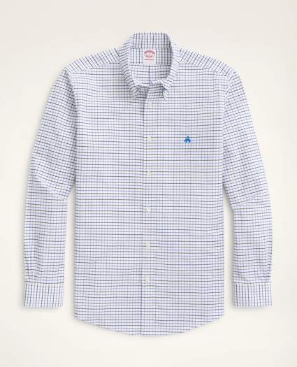 Madison Relaxed-Fit Sport Shirt, Non-Iron  Oxford Windowpane, image 1