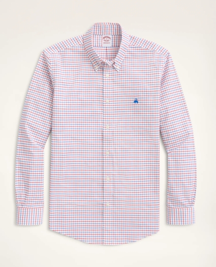 Madison Relaxed-Fit Sport Shirt, Non-Iron  Oxford Windowpane, image 1