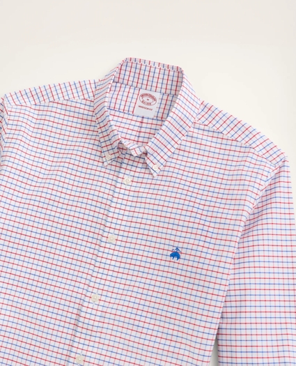 Madison Relaxed-Fit Sport Shirt, Non-Iron  Oxford Windowpane, image 2