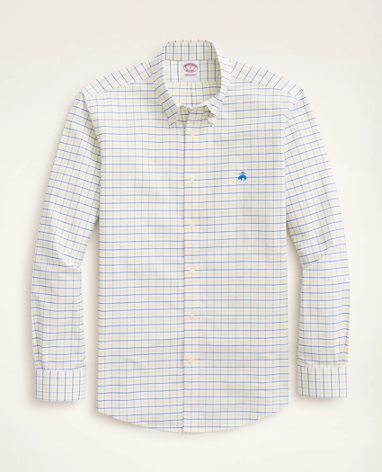 Madison Relaxed-Fit Sport Shirt, Non-Iron  Oxford Windowpane, image 1