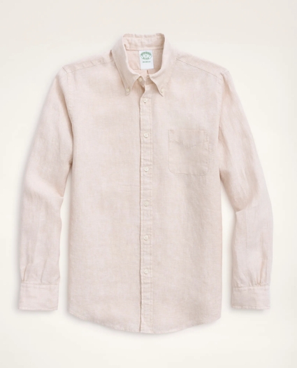 Milano Slim-Fit Sport Shirt, Irish Linen