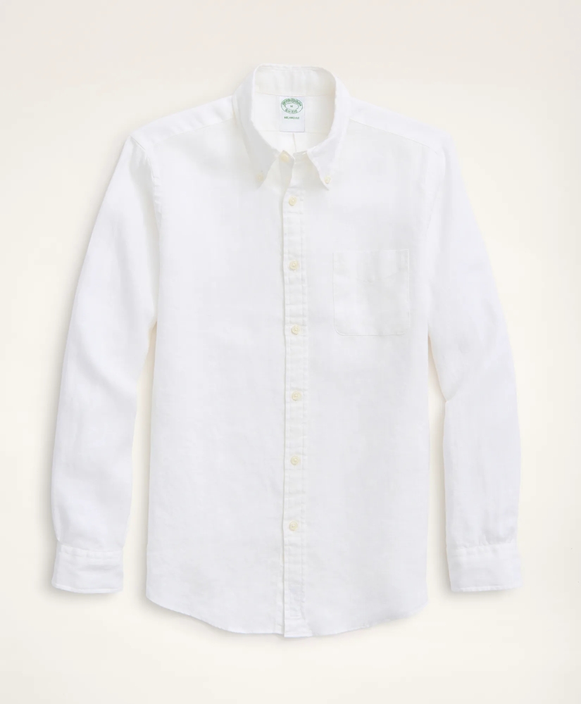 Milano Slim-Fit Sport Shirt, Irish Linen