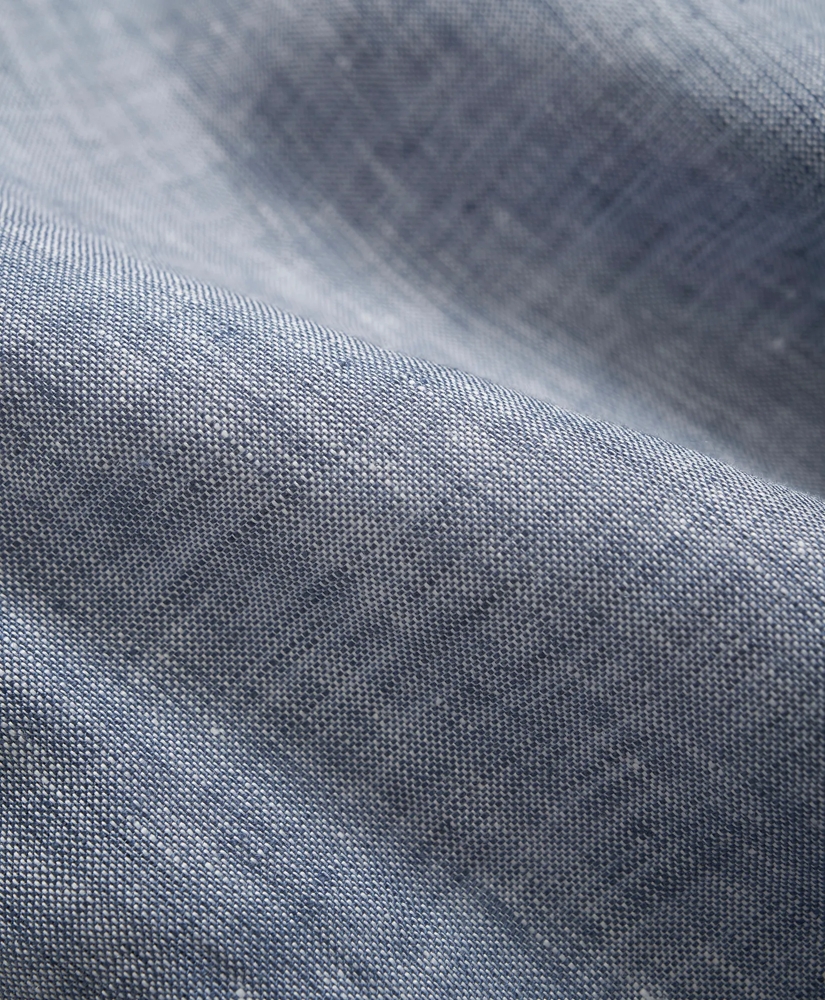 Irish Linen Short-Sleeve Sport Shirt, image 3