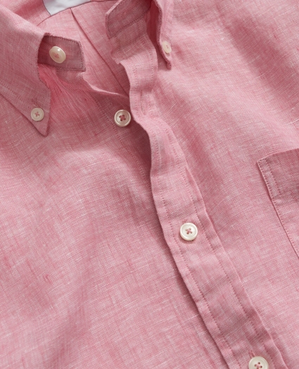 Irish Linen Short-Sleeve Sport Shirt, image 2