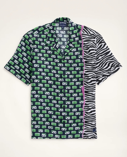 Brooks Brothers Et Vilebrequin Bowling Shirt in the Dominator Print, image 5