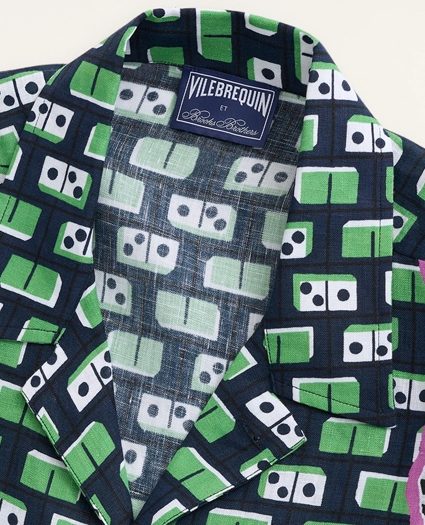 Brooks Brothers Et Vilebrequin Bowling Shirt in the Dominator Print, image 6