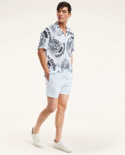 Brooks Brothers Et Vilebrequin Bowling Shirt in the Seal of Approval Print, image 2