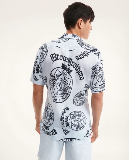 Brooks Brothers Et Vilebrequin Bowling Shirt in the Seal of Approval Print, image 3