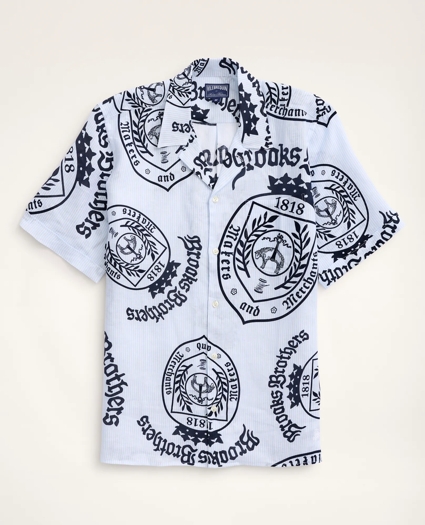 Brooks Brothers Et Vilebrequin Bowling Shirt in the Seal of Approval Print, image 5