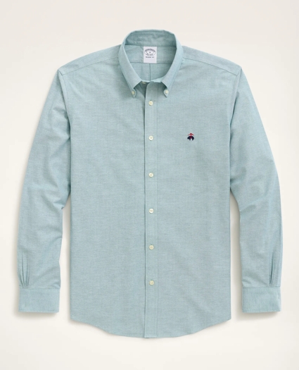 Stretch Regent Regular-Fit Sport Shirt, Non-Iron Oxford Button Down Collar, image 1