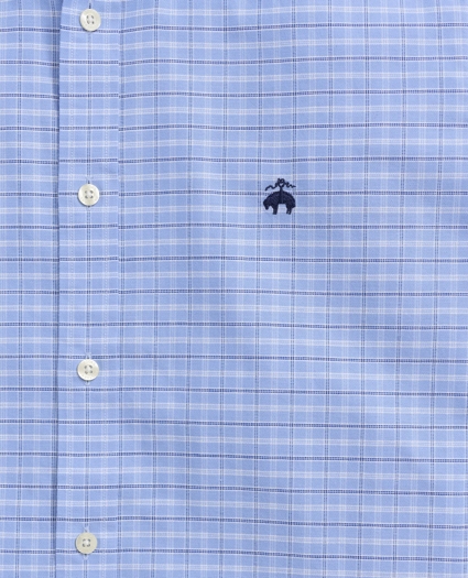 Regent Regular-Fit Sport Shirt, Non-Iron Oxford Button-Down Collar Ground Check, image 2