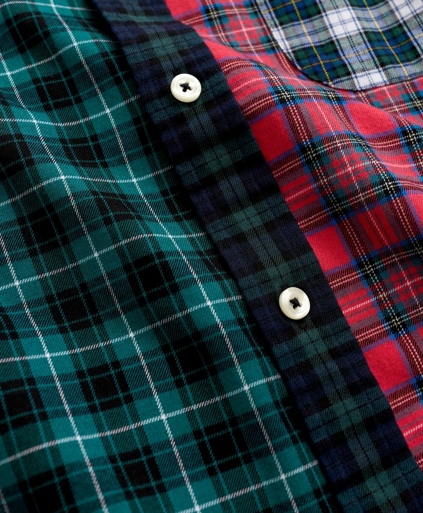 Regent Regular-Fit Archival Brushed Twill Fun Tartan Shirt, image 3