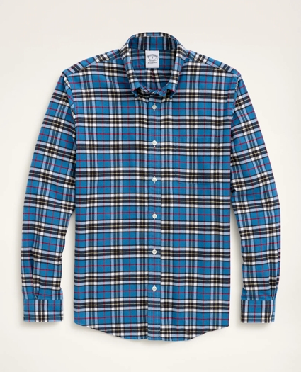 Regent Regular-Fit Portuguese Flannel Tartan Shirt, image 1