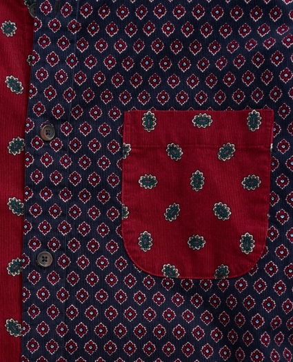 Regent Regular-Fit Sport Shirt, Fun Pinwale Corduroy, image 2